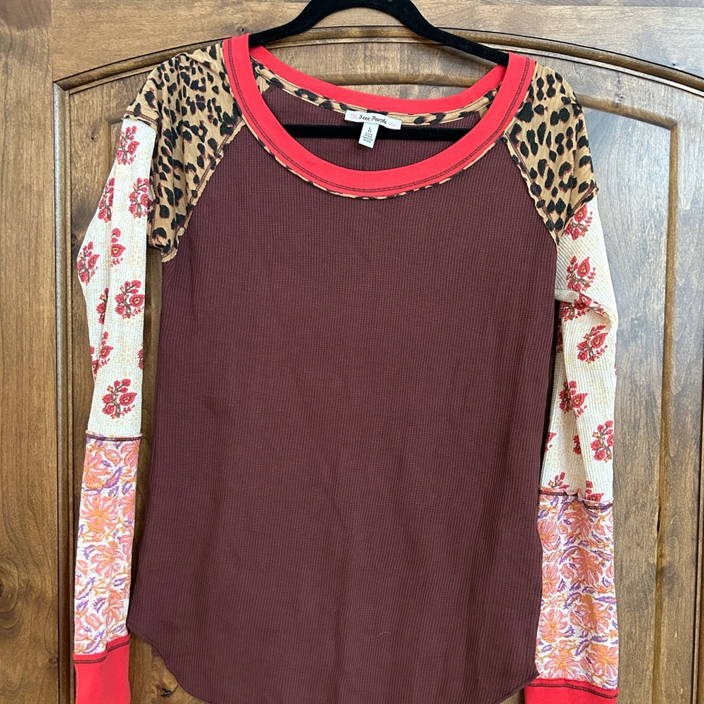 Free People waffle top